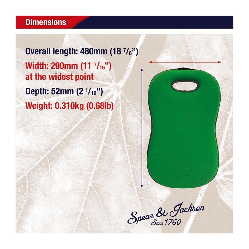 Spear & Jackson 5 Layer Cushioned Garden Kneeling Pad -