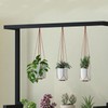 GXFCHYL Metal 3-Tier Hanging Plant Stand, Planter Shelves, Hanging Plant