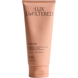 + Lux Unfiltered Autobronceador hidratante gradual N°32 en palisandro, loción autobronceadora sin ensuciar, autobronceador gradual, autobronceador más vendido
