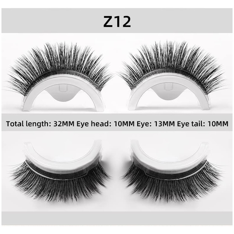 VYRILA Self Adhesive Eyelashes, Mink False Eyelashes Natural Look, No