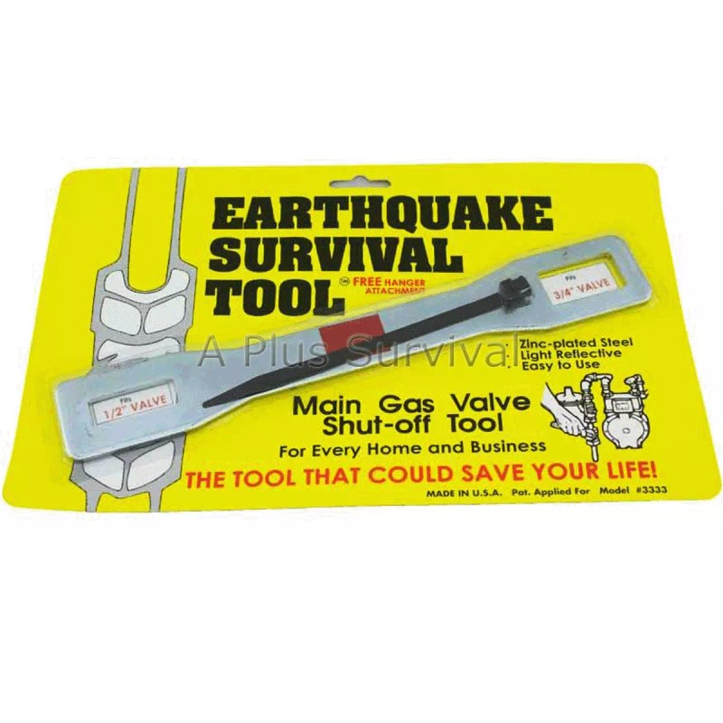 On Duty Gas Shut-Off Tool - Be Earthquake Prepared!