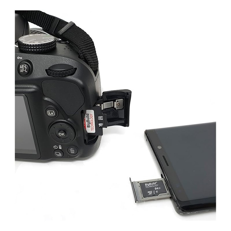 eMemoryCards 64GB Ultra Fast 80MB/s microSDXC Memory Card Compatible with