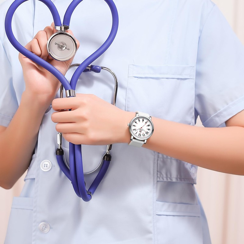 Blekon Original Nurse Watch - Medical Scrub Colors, Easy Read