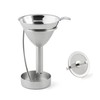 Weis Dekanter Funnel, Stainless Steel Silver, 8.5 x 8.5 x