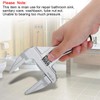 HKYLRAT Wide Jaw Adjustable Spanners Wrenches,Adjustable Spanner Wrench 16-68mm for