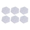 12PCS Hexagon Acoustic Panels High Density Sound Absorbing Panels Sound