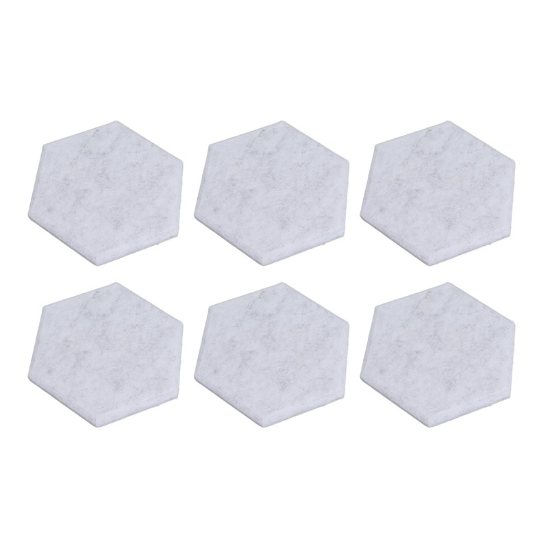 12PCS Hexagon Acoustic Panels High Density Sound Absorbing Panels Sound