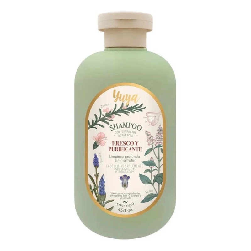Shampoo Para Cabello Yuya Purificante Menta Y Romero 450ml