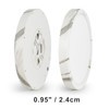 LVL LED Ceiling Light 18W, Round Flush Mount with Marble