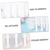 CUEMOON 6er-Pack 5ml Transparente Stift-Pinselspitze, Leere Tube der Wimpernwachstumslösung mit