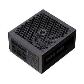 GAMEMAX 600W 80+ Bronze Fully Modular Power Supply, ATX with Active PFC, 100–240V Full Range, Ultra Silent 140mm Fan, Premium Taiwan Capacitors (GM-600 Modular)