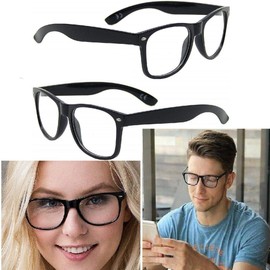 Boolavard Polarized Sunglasses for Men Women Retro Sunglasses Men UV400 Protection (Transparent Black)