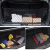 Car Rear Cargo Net, Adjustable Elastic Storage Organizer Net, Trunk