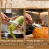 Pelador de Verduras Multifuncional LANBONE con Mango de Madera y