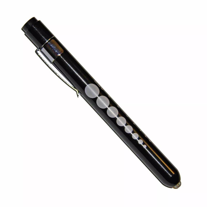 vilmark Professional Medical Diagnostic Penlights With Pupil Gauge Black
