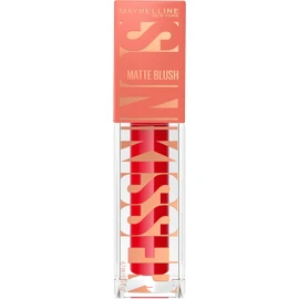 Maybelline SunKisser Rubor Líquido Mate Spicy Red, Efecto Sunglow Rojo Cálido, Fórmula con Vitamina E, Aplicador XL, 12 Horas, Ultradifuminable, 4.7ml