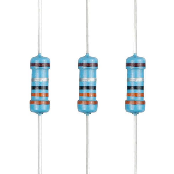 EDGELEC 100pcs 3.3 ohm Resistor 1/2w (0.5Watt) ±1% Tolerance Metal