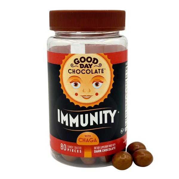 Good Day Chocolate Immunity: Dark Chocolate with Elderberry, Zinc &