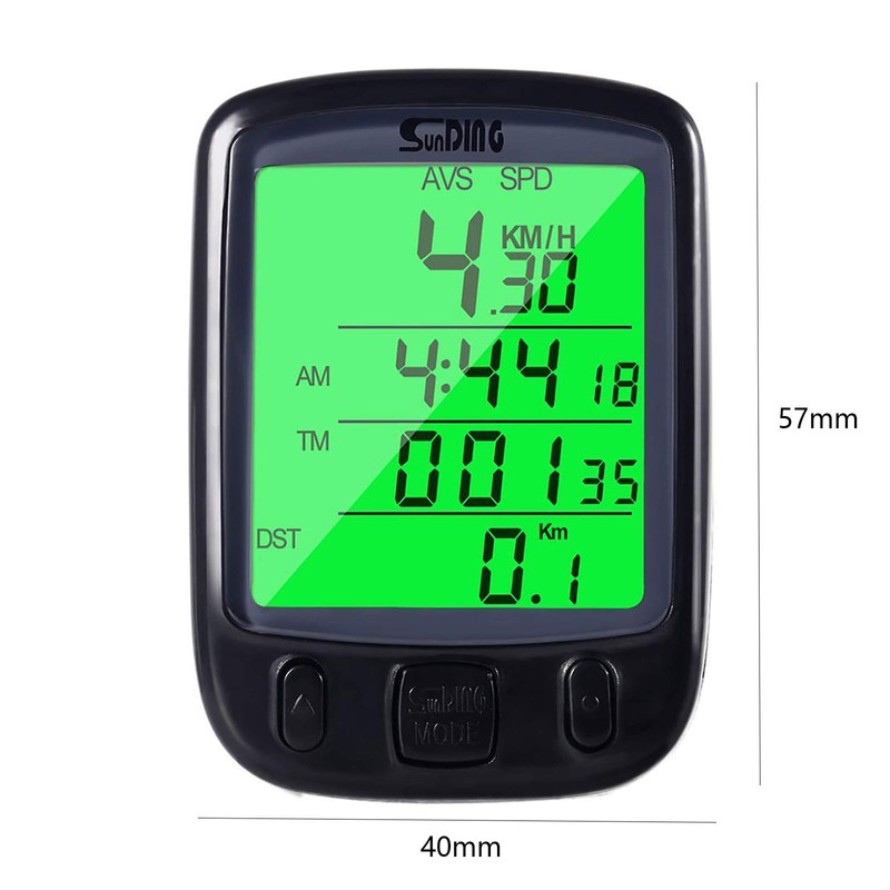 Wired Bicycle Computer Multifunction LCD Display Bike Speedometer Bicycle Odometer