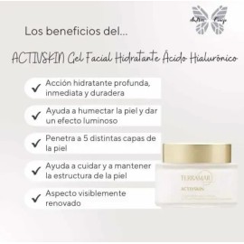 Gel Facial Hidratante Con Acido Hialuronicos Terramar