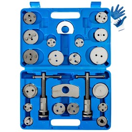 Punmew Brake Caliper Tool 24-Piece Disc Brake Caliper Tool Set Caliper Piston Compressor Tool Brake Caliper Compression Tool