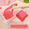 CHENGU 6 Pack Pickle Container with Strainer Jalapeno Storage Container