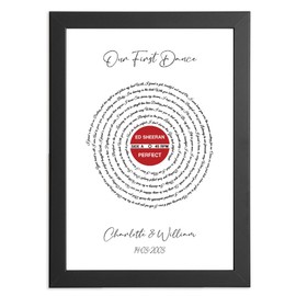 Custom Anniversary For Her, Romantic Gifts For Wife For Paper Wedding Anniversary, Present Ideas For Anniversary, Birthday, Valentines Day, Christmas For Her, A5, A4, A3, Framed Or Unframed