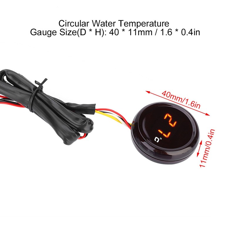 Digital Thermometer Water Temperature Meter Gauge for Honda / Kawasaki