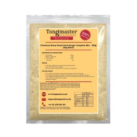 Premium Honey Roast Pork Burger Complete Mix - 500g (5kg Batch)