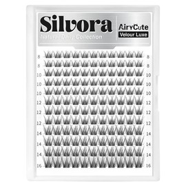 Silvora | Velour Luxe Collection Upgrade Lashes Ultra-Dense Waterproof Long-Lasting for Venus Natural Daily Beginner-Friendly DIY Lashes Trendy Must-Have Clusters:_Only Cluster