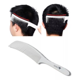 MC8 Peine De Corte Curveado Blanco Corte Rápido Barberia