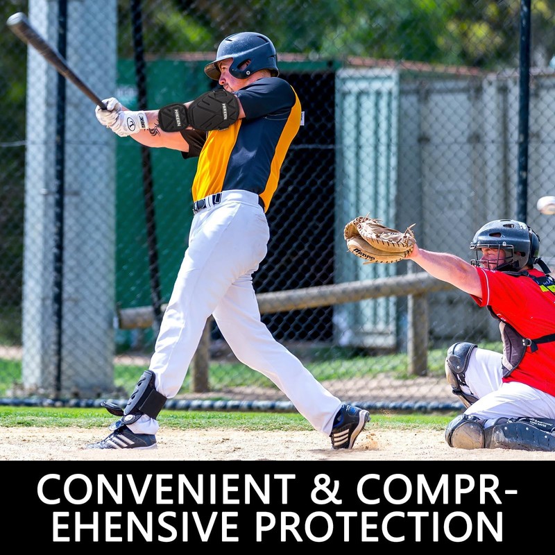 Hikeen Baseball Elbow Guard,Elbow Pads for Softball & Baseball Batting