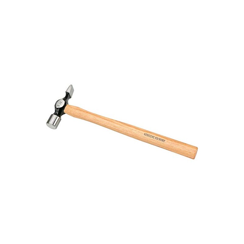 Woodstock D2671 8-Ounce Cross Peen Hammer-Hickory
