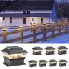 MOON-DE-AGE Fence Post Lights, 25 Lumens Deck Post Cap Light