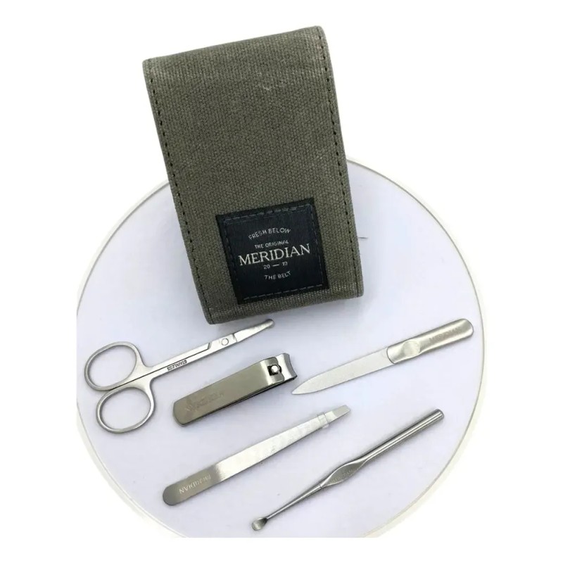 Set Cuidado Uñas Manicure Profesional De Bolsillo Meridian