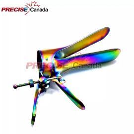 PRECISE CANADA Cusco Speculum Large With Side Screw Vaginal Dilation Examination Multi Color