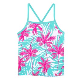 TFJH E Girls Bikini Swimsuits 2-Pieces Tankini Bathing Suits Rashguard Set 3-12Y, A Blue Tree, 3-4T
