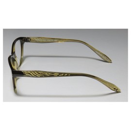 Koali 7447k For Ladies/Women Designer Full-Rim Shape European Fashion Genuine Unique Eyeglasses/Eyewear (54-16-135, Khaki/Transparent Olive)