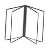 Eigell Menu Folder, Menu Book Holders, Double Panels Transparent Menu
