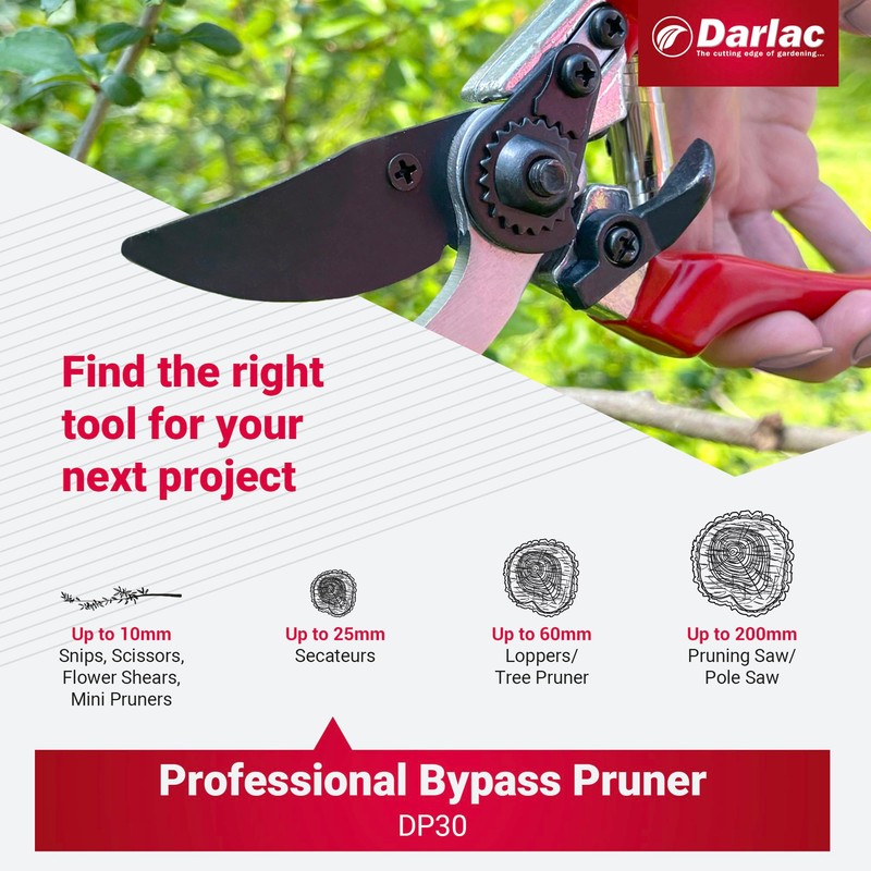 Darlac Professional Pruner – All-Round Garden Pruner – Precision, Razor