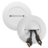 Legrand Wiremold CCA6W In Wall Low Voltage TV Grommet Kit,