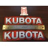 Aftermarket 2 Decal Kit Curved (WITH ARCH) OEM Genuine Kubota