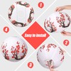 Yulejo 8 Pcs Chinese Japanese Cherry Blossom Paper Lanterns and