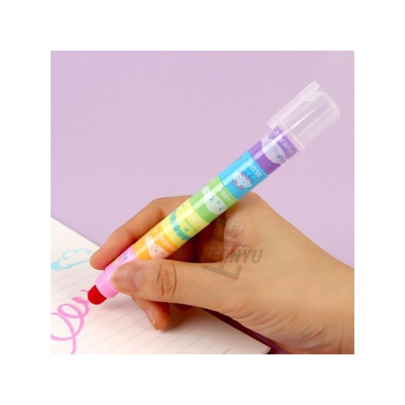 Sanrio Rainbow Block Highlighter Character Solid Deco Pens as Favors