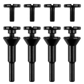AOKLIT Cut Off Wheel Mounting Mandrel Holder 3/8" & 1/4" Arbor Hole, 4 Pack Cut-Off Wheel for Die Grinder Accessories Drill Bits Tool
