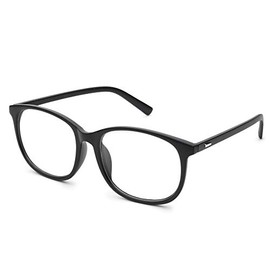Jcerki Oversize Frame Nearsighted Glasses-1.25 Strength Short Sighted Men and women lightweight Myopia Spectacles