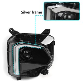 FIONE LED Headlights Assembly Compatible with Chevy Traverse 2022 2023 LED Projector Headlights Factory Headlamps Right Passenger Side RH GM2503525