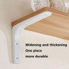Shelf Brackets, 4 Pack L Shape 6 x 8 inch