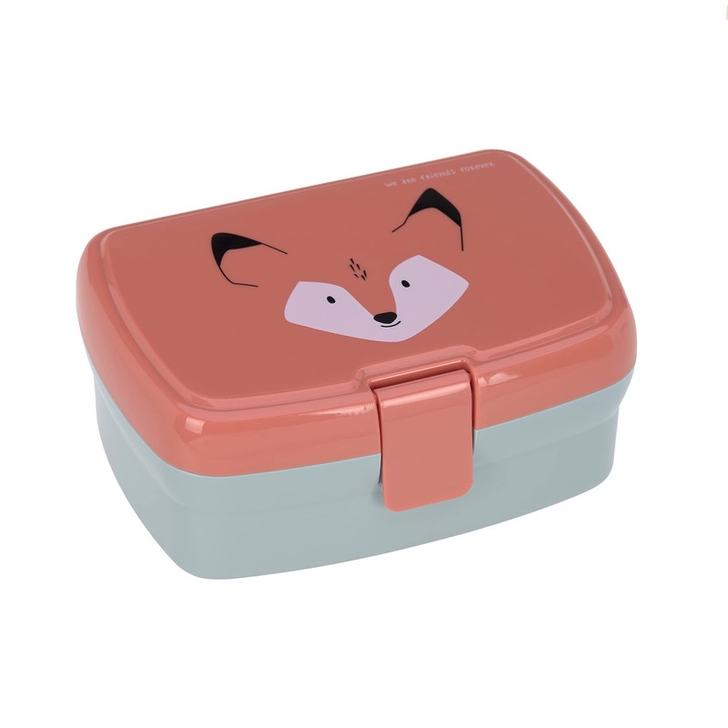 LÄSSIG About Friends Fox Lunch Box and Drinking Bottle Set