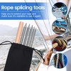 Rope Splicing Tool Kit 7Pcs, Rope Splicing FID Kit Stainless